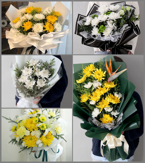 广东清远市连州市连州镇三古滩村白事花束代送